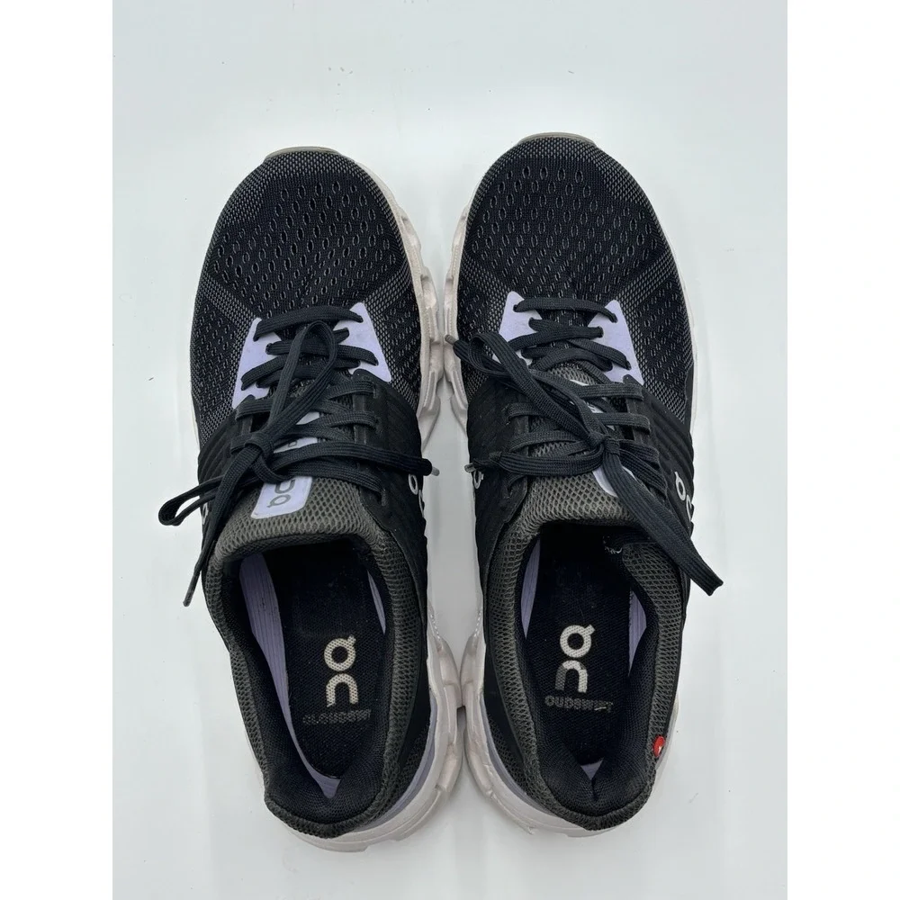 On Cloudswift Women's Running Shoe Sneaker in Black/Purple Women Size 8